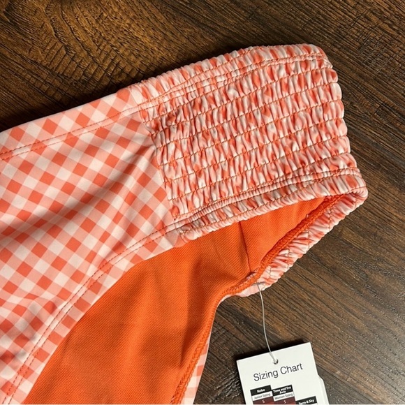 Time and Tru Women's Plus Size 1X (16W-18W) Mid-Rise Smocked Bikini Swim Bottoms - Picture 6 of 10